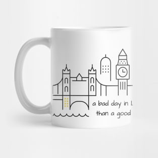 London Skyline and Quote Mug